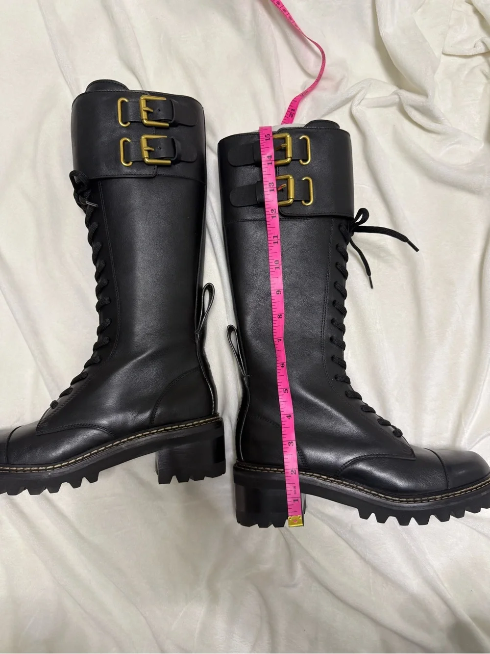 Chloe NEW in Box Mallory Combat Over-The-Knee Boot